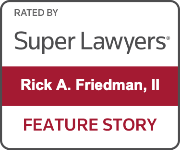 Super Lawyers Feature Story badge - Rick Friedman featured attorney